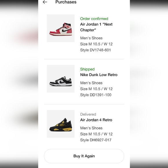 SOLD OUT AIR JORDAN 1 NEXT CHAPTER UESD - Picture 4 of 6